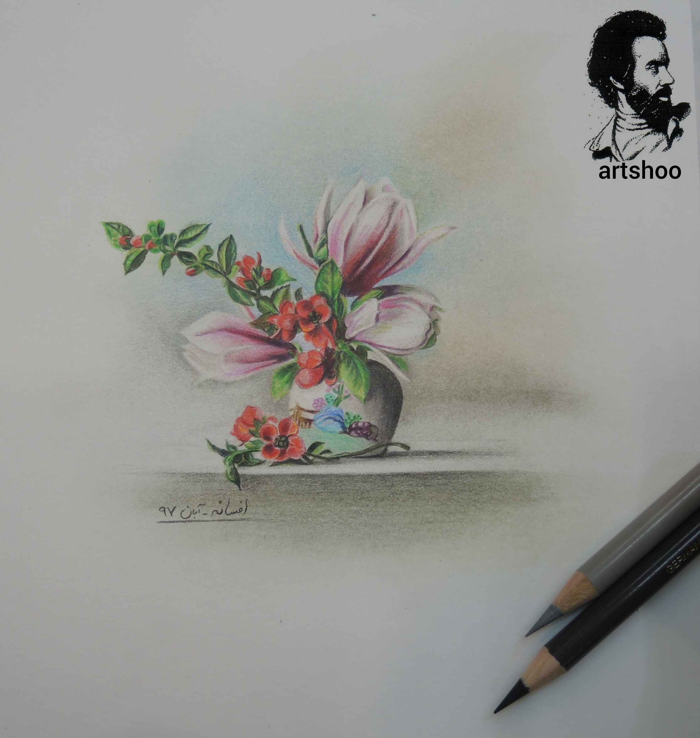 نقاشی مدادرنگی